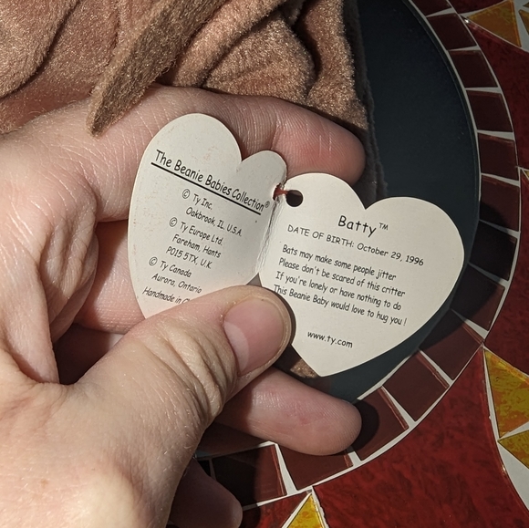 RARE TY beanie baby (Batty) - Picture 4 of 5